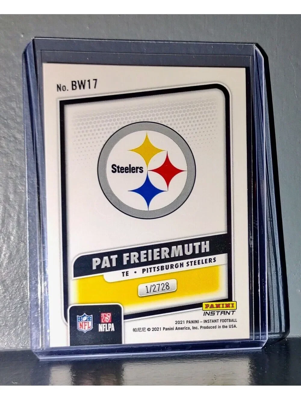 Pat Freiermuth 2021 Panini NFL Black and White Rookies #17 Card 1/2728